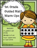 Daily Guided Math Warm-Ups: First Grade Edition