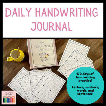 Daily Handwriting Journal by DearMissTeacher | TPT