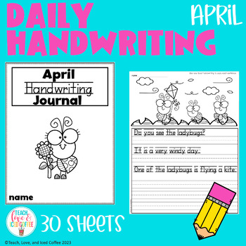 Preview of Daily Handwriting Practice | April