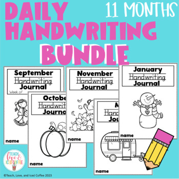 Preview of Daily Handwriting Practice Bundle