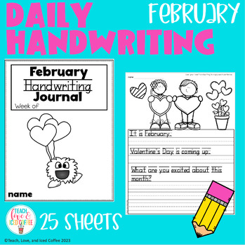 Preview of Daily Handwriting Practice | February
