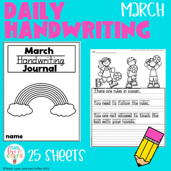 Preview of Daily Handwriting Practice | March