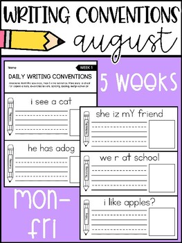 Whole Year Themed Daily Handwriting Practice Worksheets with Daily