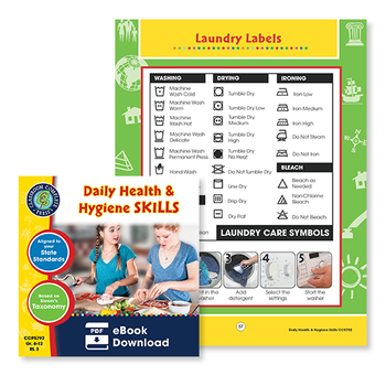 Preview of Daily Health & Hygiene Skills: Laundry Labels - WORKSHEET