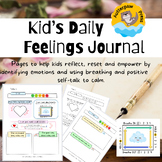 Daily Heart Power Journal w/ Feelings Scale, Positive Self