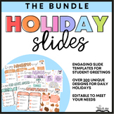Daily Holiday Slides Bundle