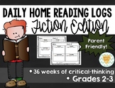 Daily Reading Logs for Fiction - 36 Weeks {Grades 2-3}
