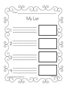 Primary Writing Paper – Teacher Doodles