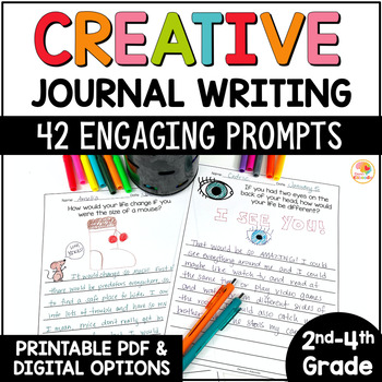 Preview of Daily Journal Prompts Morning Work | Journal Writing Prompts 2nd 3rd 4th Grade