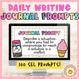 Daily Journal Prompts | SEL Journal Writing | Morning Meet