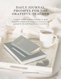 Daily Journal Prompts for the Grateful Teacher