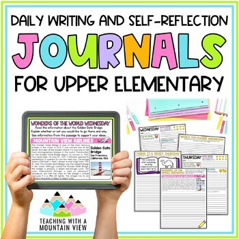Preview of Daily Journal | Writing, Self-Reflection, and Character Development