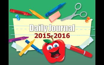 Preview of Daily Journal Writing and Math Computation Practice for entire school year .