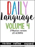 Daily Language 4 D'Nealian