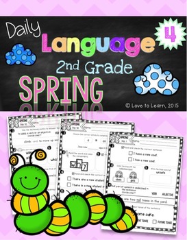 Preview of Daily Language 4 (Spring) Second Grade