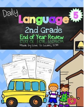 Preview of Daily Language 5 (End of Year Review) Second Grade