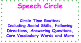 Daily Language Activity - Speech Circle Time Routine 