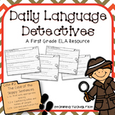 First Grade Daily Language Detectives: The Case of the Slo