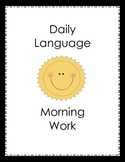Daily Language Morning Work