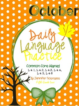 Preview of Daily Language Practice Grade 4: October