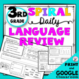 3rd Grade Daily Language Review Warm-Up and Homework - Distance Learning