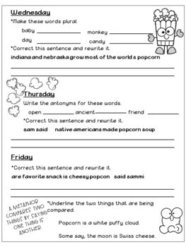 Morning Work - Third Grade by Forever In Third Grade | TpT