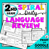 2nd Grade Daily Language Review Warm Up and Homework - Dis