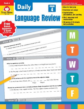 Preview of Daily Language Review, Grade 4 - Teacher's Edition, E-book