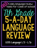 FREE 7th Grade Daily Language Review - 1 Week