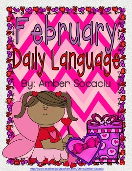 Daily Language Review for February by Amber Socaciu | TPT