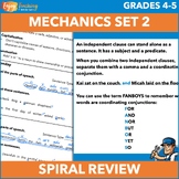 Daily Language/ELA/English Spiral Review - 4th 5th Grade, 