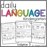 Daily Language Volume 3 Kindergarten