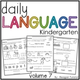 Daily Language Volume 7 Kindergarten