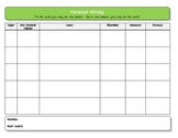 Daily Lesson Plan Template (5 subject) PDF