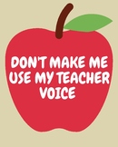 Teacher Voice Digital Print Art