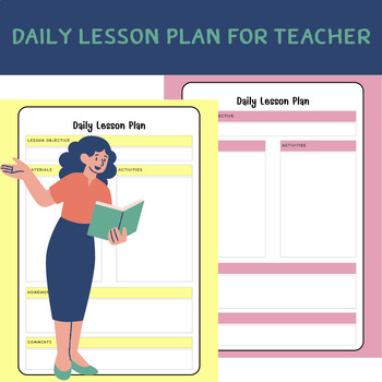 Preview of Daily Lesson Plan for teacher