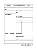 Daily Lesson Planning Template Example (Vertical) PDF