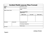 Daily Lesson Planning Template (Horizontal) Editable