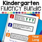 Kindergarten Reading Fluency Passages: Differentiated Year