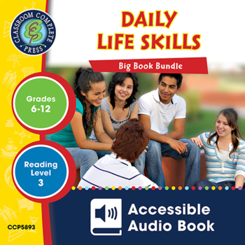 Preview of Daily Life Skills Bundle - Accessible Audio Book Gr. 6-12 - BUNDLED RESOURCE