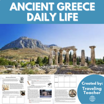 Preview of Daily Life in Ancient Greece: Reading & Comprehension Passages + Activities
