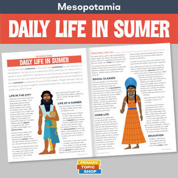 Preview of Daily Life in Sumer - Mesopotamia