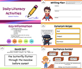 Daily Literacy Practice (2 Activities daily for 10 weeks! 