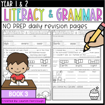 Preview of Daily Literacy and Grammar 3
