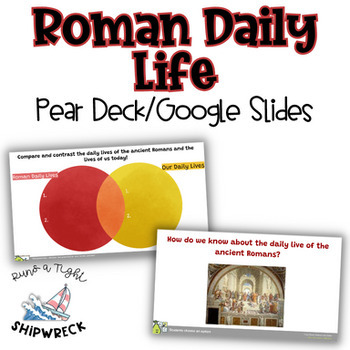 Preview of Daily Lives of the Ancient Romans Pear Deck Google Slides