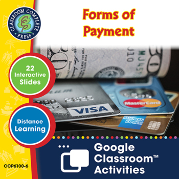 Preview of Daily Marketplace Skills: Forms of Payment - Google Slides (SPED)