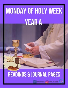 Preview of Daily Mass Readings: Monday of Holy Week, Year A