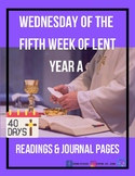 Daily Mass Readings: Wednesday of the Fifth Week of Lent, Year A