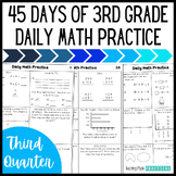 3rd Grade Daily Math Practice / Math Morning Work: Quarter 3