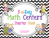 Daily Math Centers Starter Pack